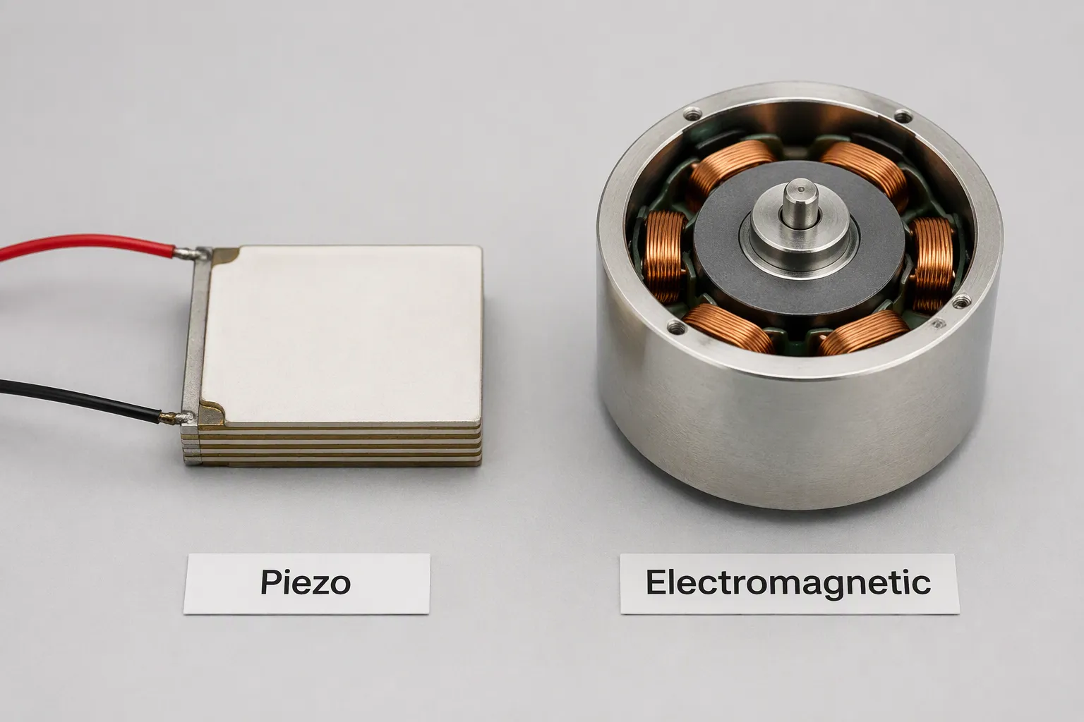 Piezo vs Electromagnetic: Motors, Actuators and Buzzers Guide